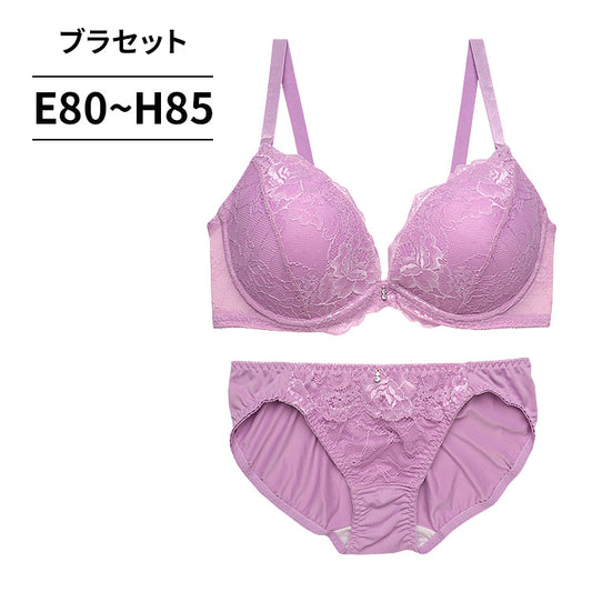 ブラ&ショーツセット シンプルレース【EFGHサイズ】 ba0929b