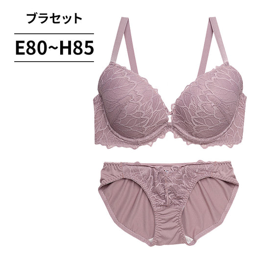 ブラ&ショーツセット レース×ストリングデザイン【EFGHサイズ】 ba0946b
