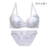 ブラ&ショーツセット 花柄シフォン【EFサイズ】ba0975a