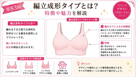 編立成形タイプとは｜縫い目が少ないなめらかな製法を解説
