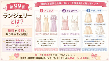 ランジェリーとは｜装飾性の高い下着の種類と役割を解説