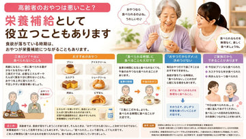 高齢者のおやつは栄養補給になる｜食欲低下のときに役立つおやつの選び方