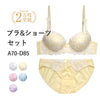 ブラ＆ショーツセット 小花柄のギュピールレース 3268e