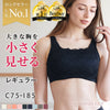 [今日発送]胸を小さく見せるレギュラーブラ【ブラック】