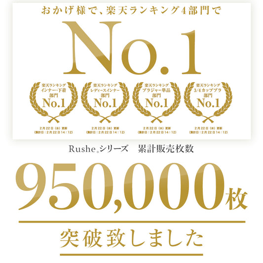 ツン胸メーカー 育乳ブラ ショーツセット ブラセット [ネイビー]