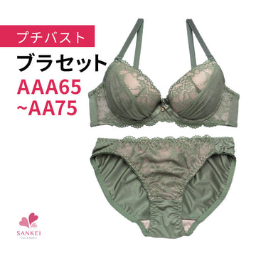 ブラ＆ショーツセット 小胸フィット 【AAAサイズ AAサイズ】b9575b