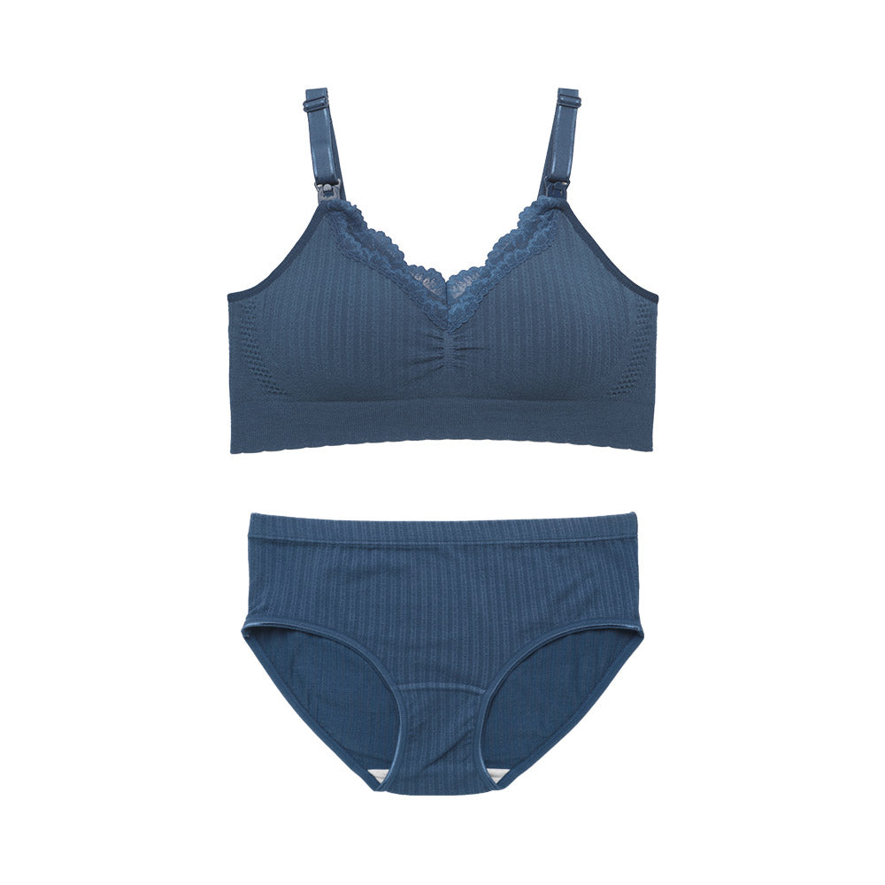 授乳ブラ(マタニティブラ)＋産後ショーツ-アンダー調節フック付