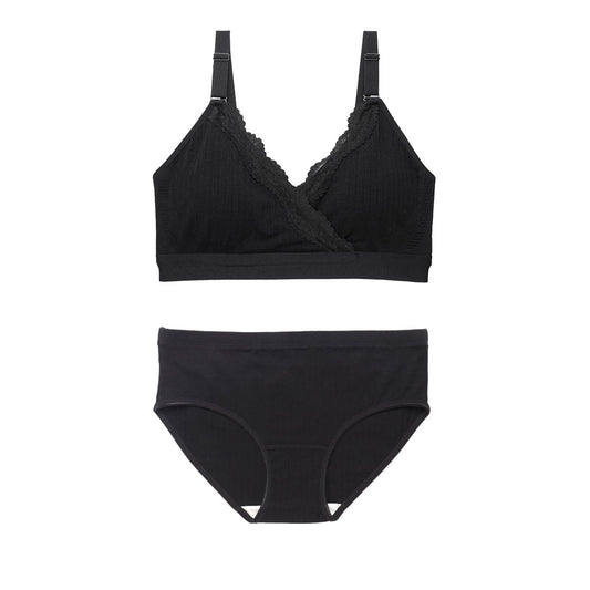 授乳ブラ カシュクールタイプ＋産後ショーツ