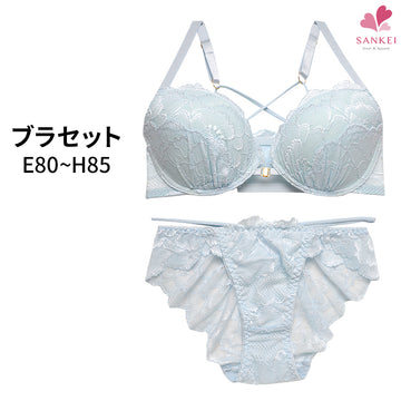 ブラ＆ショーツセット レース×ストリング【EFGHサイズ】 ba0750a