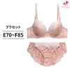 脇高ブラ＆ショーツセット 花柄×ラメ入りレース【EFサイズ】ba0812a