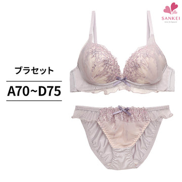 ブラ＆ショーツセット チュールレース 【ABCDサイズ】 ba0881a