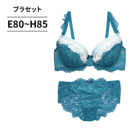 ブラ＆ショーツセット レースフリル【EFGHサイズ】 ba0899b