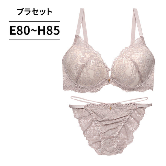 脇高ブラ＆ショーツセット 総レース【EFGHサイズ】 ba0930b