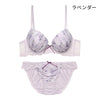 脇高ブラ＆ショーツセット 花柄プリントシフォン【EFサイズ】ba0934a
