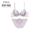脇高ブラ＆ショーツセット 花柄プリントシフォン【EFサイズ】ba0934a