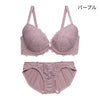 ブラ＆ショーツセット レース×ストリングデザイン【EFGHサイズ】 ba0946