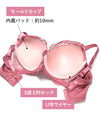 脇高ブラ＆ショーツセット レース×サイドリボン【EFGHサイズ】 ba0948a