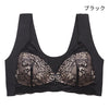 ノンワイヤーブラジャー ヘム×レース 【M/L/LL/3Lサイズ】 ba0949
