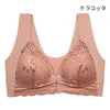 ノンワイヤーブラジャー ヘム×レース 【M/L/LL/3Lサイズ】 ba0949