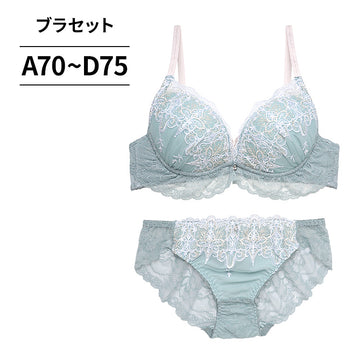 ブラ＆ショーツセット ラメ刺繍×レース 【ABCDサイズ】 ba0955b