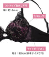 ブラ＆ショーツセット ブラックレース 【ABCDサイズ】 ba0957a