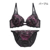 ブラ＆ショーツセット ブラックレース 【ABCDサイズ】 ba0957a