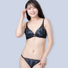ブラ＆ショーツセット ブラックレース【EFサイズ】ba0958b