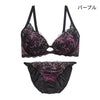 ブラ＆ショーツセット ブラックレース【EFサイズ】ba0958a