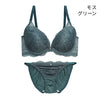 [まとめ買い対象]脇高ブラ＆ショーツセット フロントレース【EFGHサイズ】 ba0963
