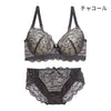 [まとめ買い対象]脇高ブラ＆ショーツセット シアーレース【EFGHサイズ】 ba0965