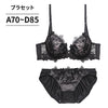 脇高ブラ＆ショーツセット 花柄刺繍 【ABCDサイズ】 ba0970a