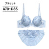 脇高ブラ＆ショーツセット 花柄刺繍 【ABCDサイズ】 ba0973a