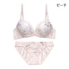 ブラ＆ショーツセット 花柄シフォン 【ABCDサイズ】 ba0974