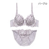 脇高ブラ＆ショーツセット 花柄刺繍【EFサイズ】ba0981b