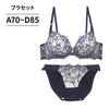 脇高ブラ＆ショーツセット 小花柄刺繍 【ABCDサイズ】 ba0982b