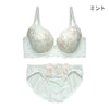 [まとめ買い対象]脇高ブラ＆ショーツセット 花柄刺繍【EFGHサイズ】 ba0983b