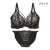 [まとめ買い対象]脇高ブラ＆ショーツセット レース×ストリング【EFGHサイズ】 ba0984