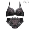 脇高ブラ＆ショーツセット 雪柄刺繡 【ABCDサイズ】 ba0988