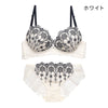 脇高ブラ＆ショーツセット 雪柄刺繡 【ABCDサイズ】 ba0988