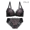 ブラ＆ショーツセット 雪柄刺繍【EFサイズ】ba0989a