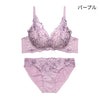 ブラ＆ショーツセット フルカップ風レース 【ABCDサイズ】 ba0992b