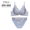 ブラ＆ショーツセット フルカップ風レース 【ABCDサイズ】 ba0992a