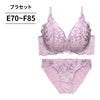 ブラ＆ショーツセット フルカップ風レース【EFサイズ】ba0993b