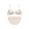 [まとめ買い対象]【12/10より順次発送】ノンワイヤーブラ＆ショーツセット 花柄刺繍 【S/M/L/LLサイズ】 ba0995