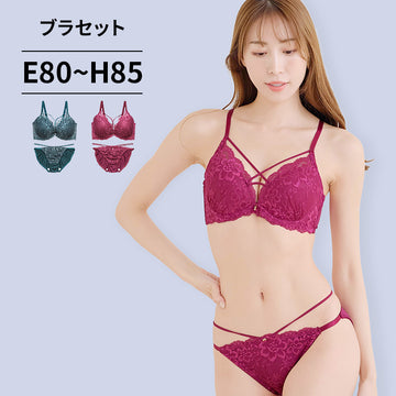 脇高ブラ＆ショーツセット ストリング×レース【EFGHサイズ】 ba0996