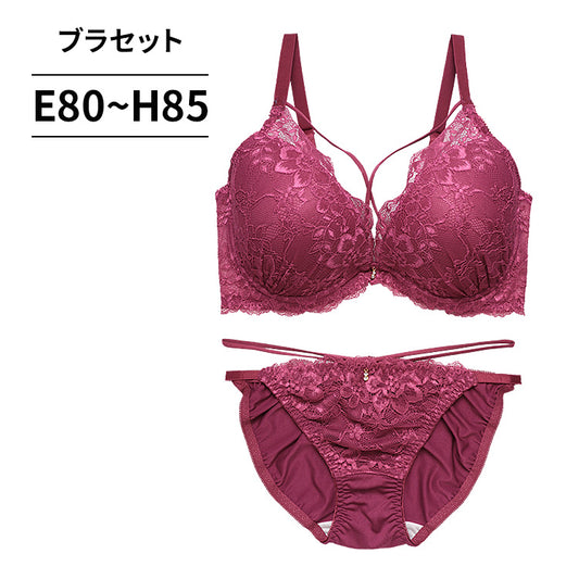 脇高ブラ＆ショーツセット ストリング×レース【EFGHサイズ】 ba0996b