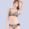脇高ブラ＆ショーツセット 花柄刺繍【EFGHサイズ】 ba0999a