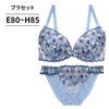 ブラ＆ショーツセット 花柄刺繍【EFGHサイズ】 ba1005b