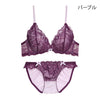 脇高ブラ＆ショーツセット フロントレース【EFサイズ】ba1008