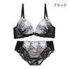 脇高ブラ＆ショーツセット 花柄刺繍 【ABCDサイズ】 ba1009a